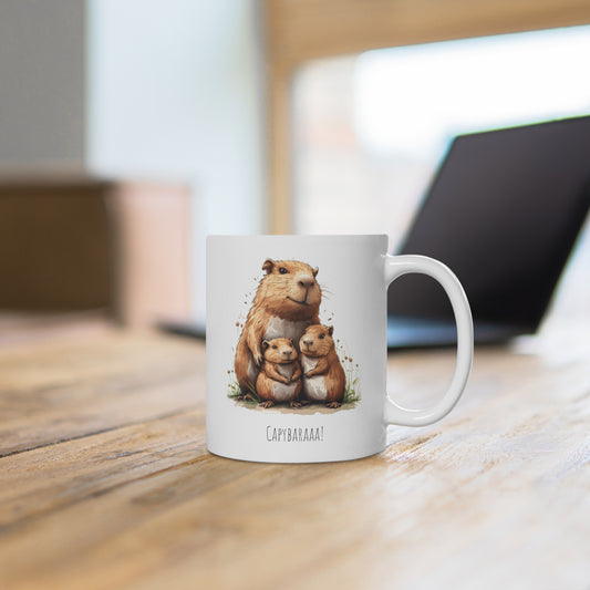 "Capybaraaa!" | Capybara Mug | 0.33 l