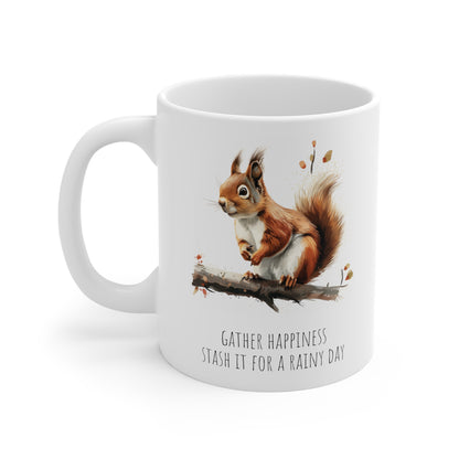 Whimsical Squirrel Mug | Stash Happiness | 0.33 l