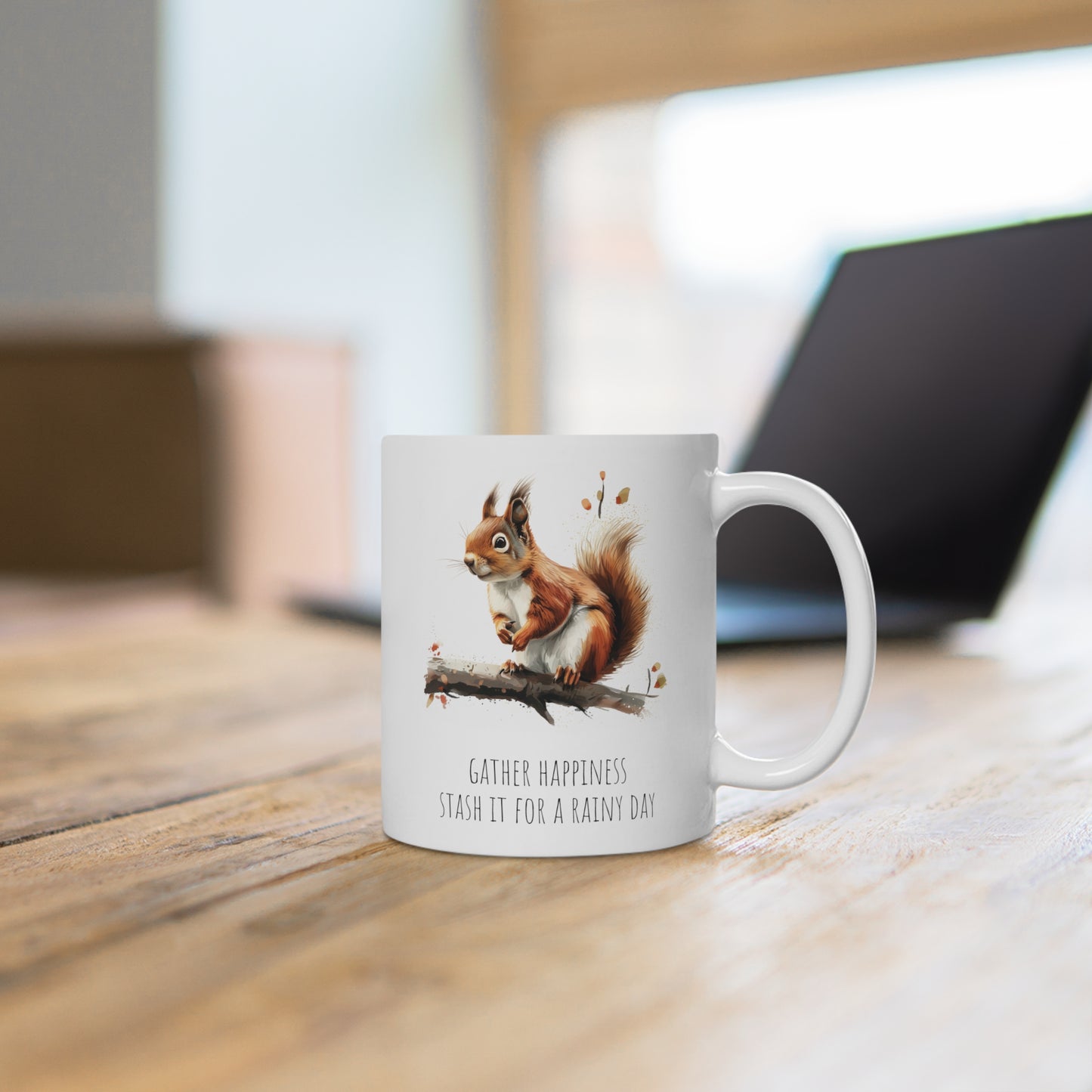 Whimsical Squirrel Mug | Stash Happiness | 0.33 l